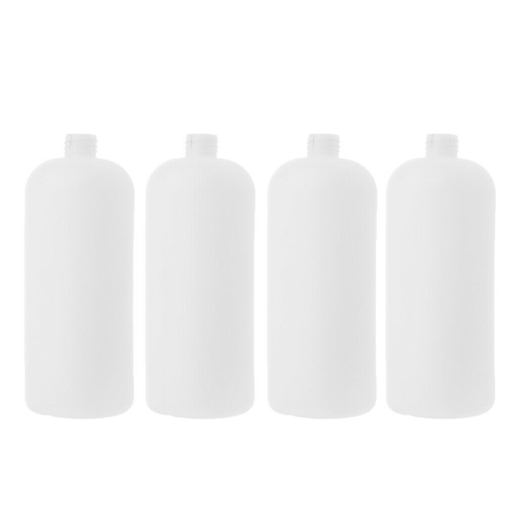 4x Pressure Washer Snow Foam Nozzle Car Wash Bottle 8.3x8.3x22cm Capacity 1L