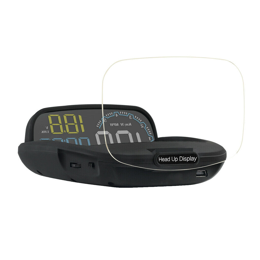 4" OBD Hud Digital Car Speed On-Board Computer OBD2 Windshield Projector