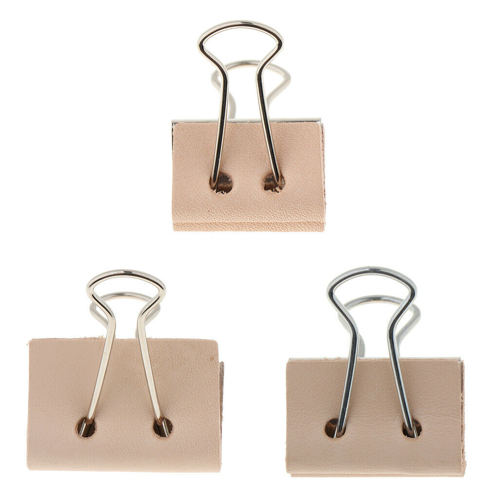 1 Piece Stainless Steel Binder Clips DIY LeatherCrafts Tools 26 x 16mm