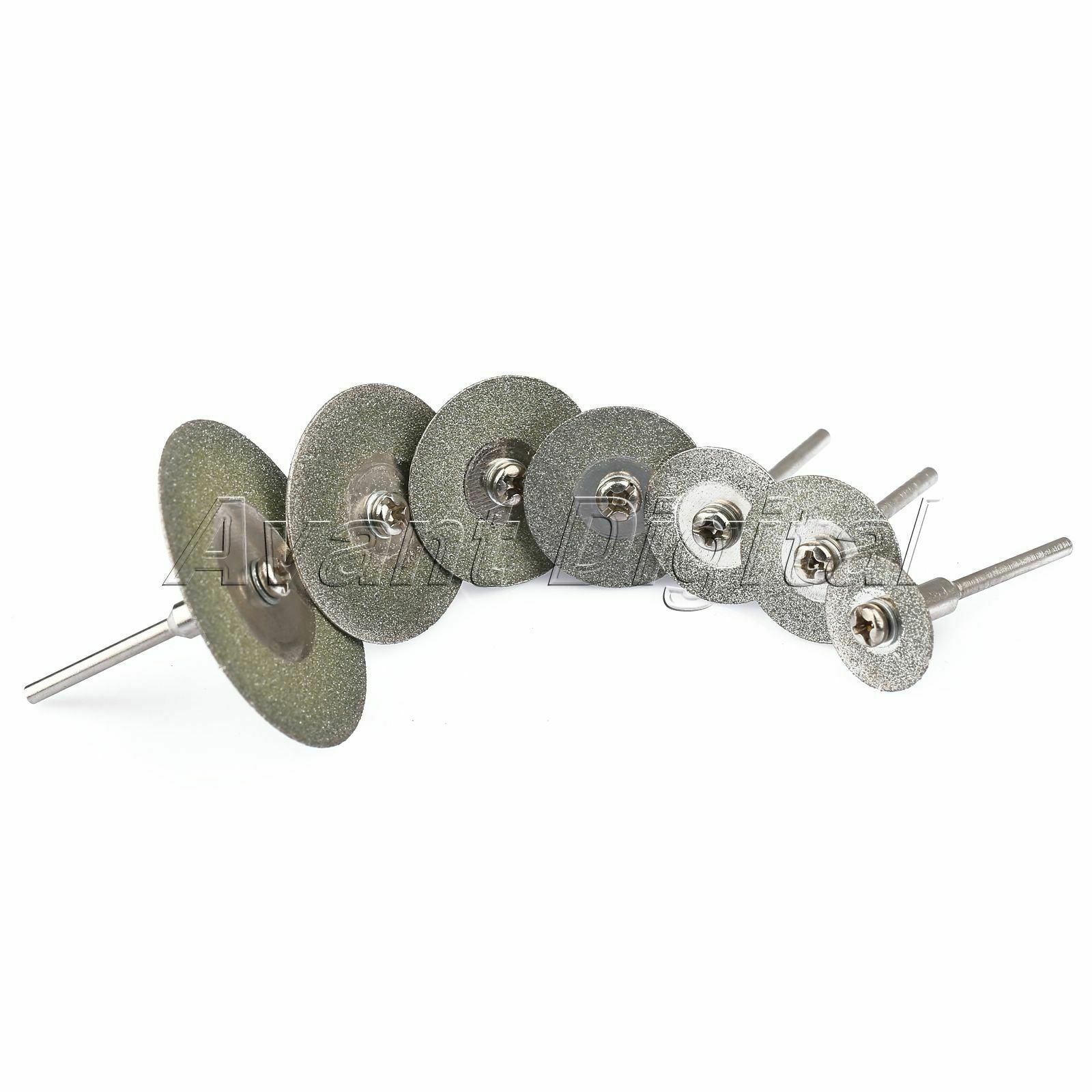 10Pcs Diamond Saw Cut Off Cutter Wheel Blade Discs Rotary Set Shank for Power