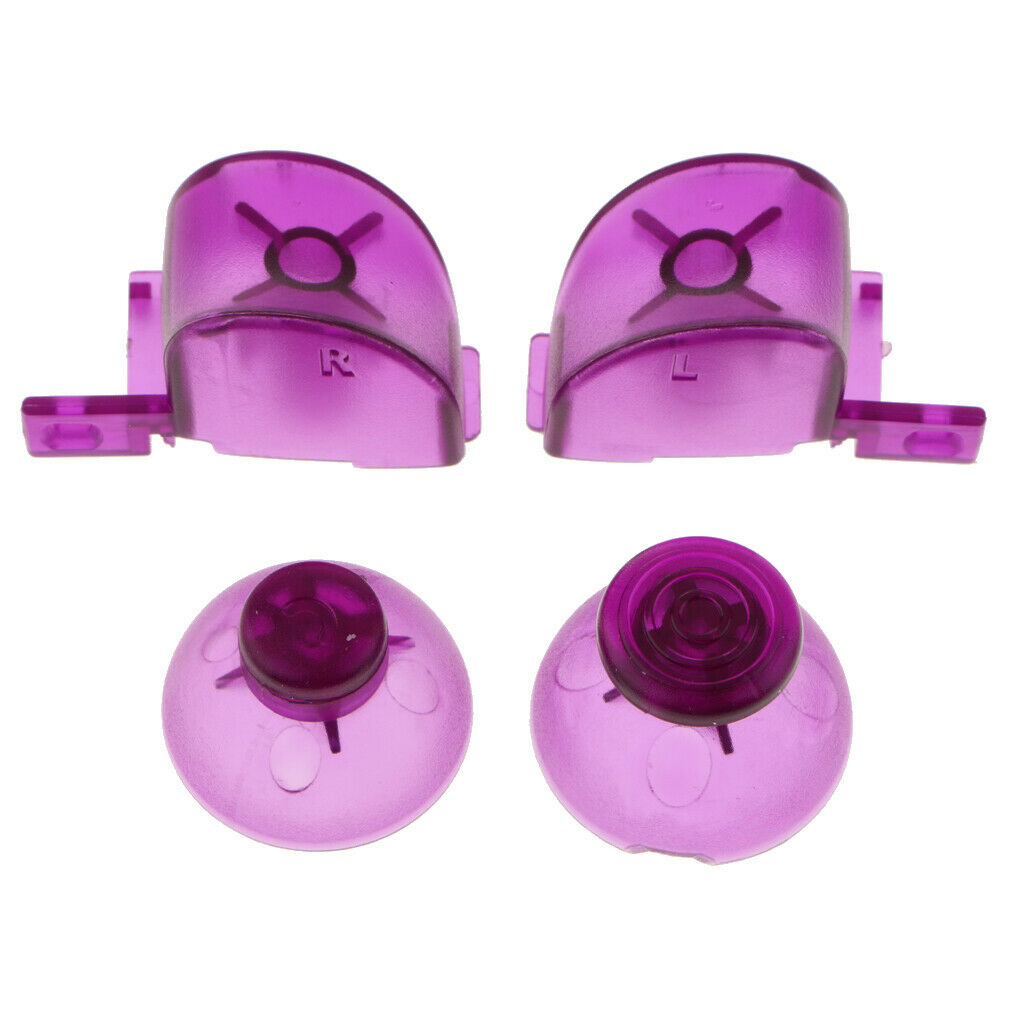 Bullet ABXYZ Buttons+Thumbsticks & D-pad for   NGC Controller Purple