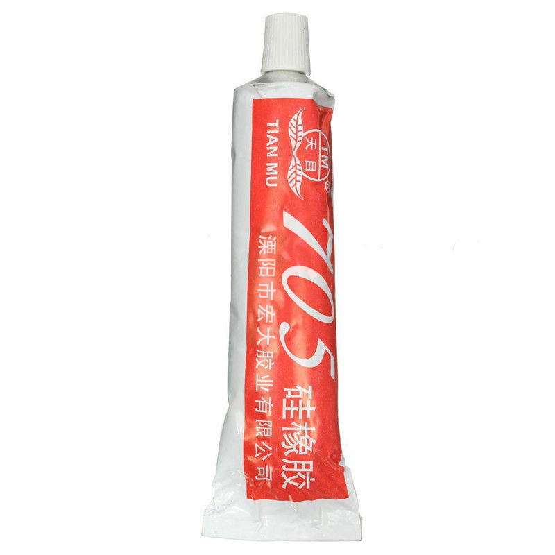 705 High Temperature Clear Silicone Rubber Sealant Adhesive Glue Glass Metal HOT