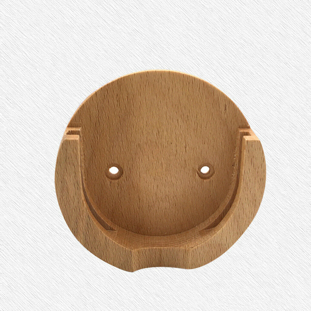 Solid Wood Coffee Portafilter Wall Rack Holder for Barista Home Kitchen