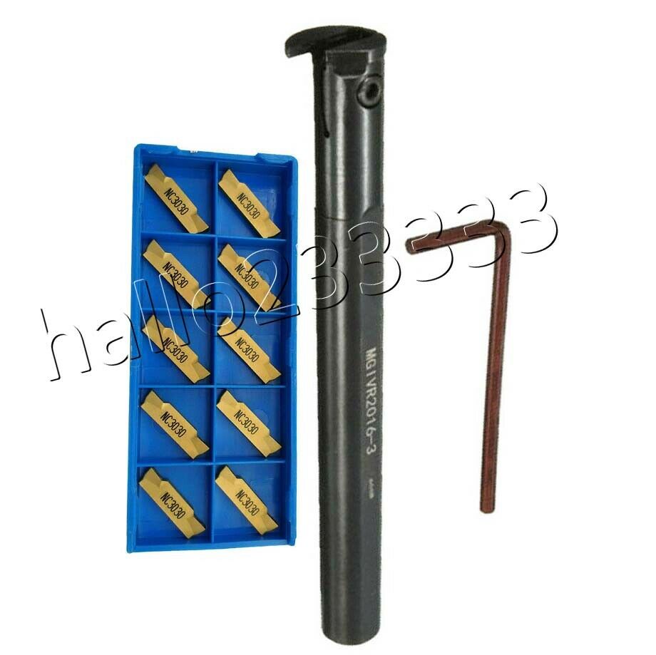 MGIVR2016-3 Partting Grooving Cut-Off Tool Holder + MGMN300-M Grooving inserts
