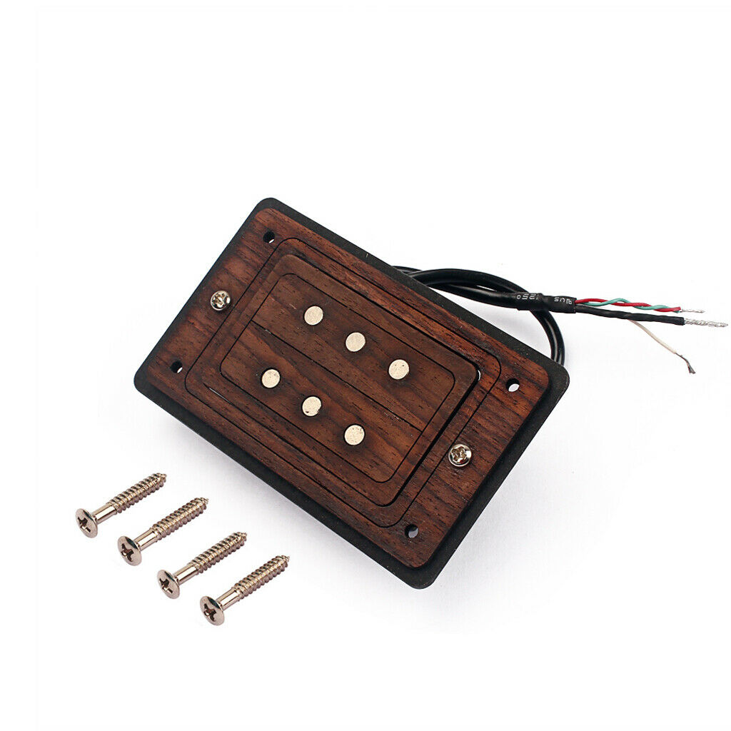 Cigar Box Guitar  3 String  Pickup with Rosewood Frame