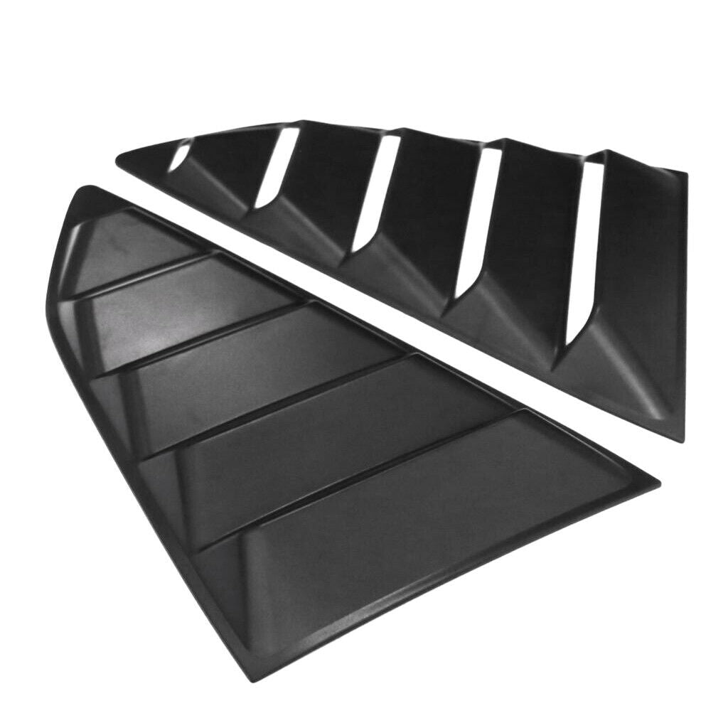 2Pcs Replacement Side Window Louver Cover 1/4 Scoop 17x10 Inch For Camaro