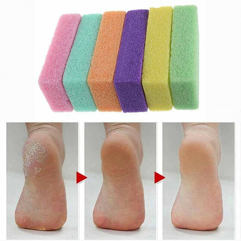 Foot Pumice Sponge Stone Callu Exfoliate Hard Skin Remove Pedicure Scrubber Gift