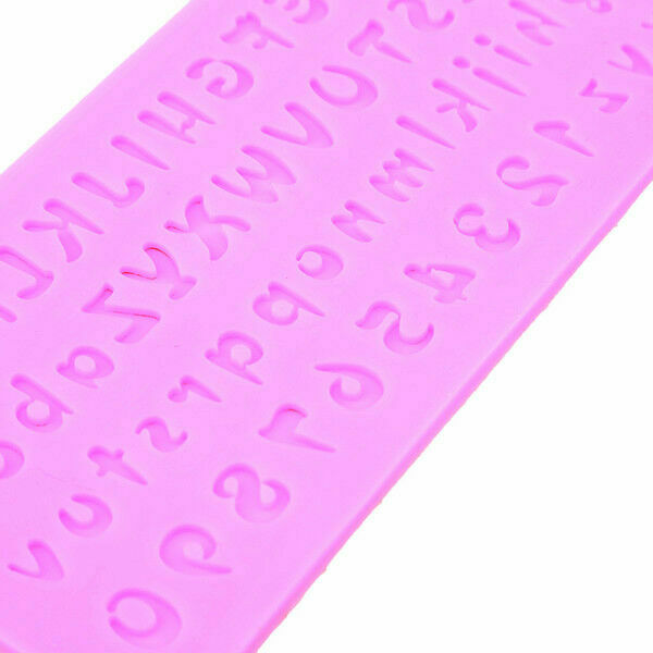 Silicone Molds Alphabet Number Cake Chocolate Fondant Decorating Baking Molds