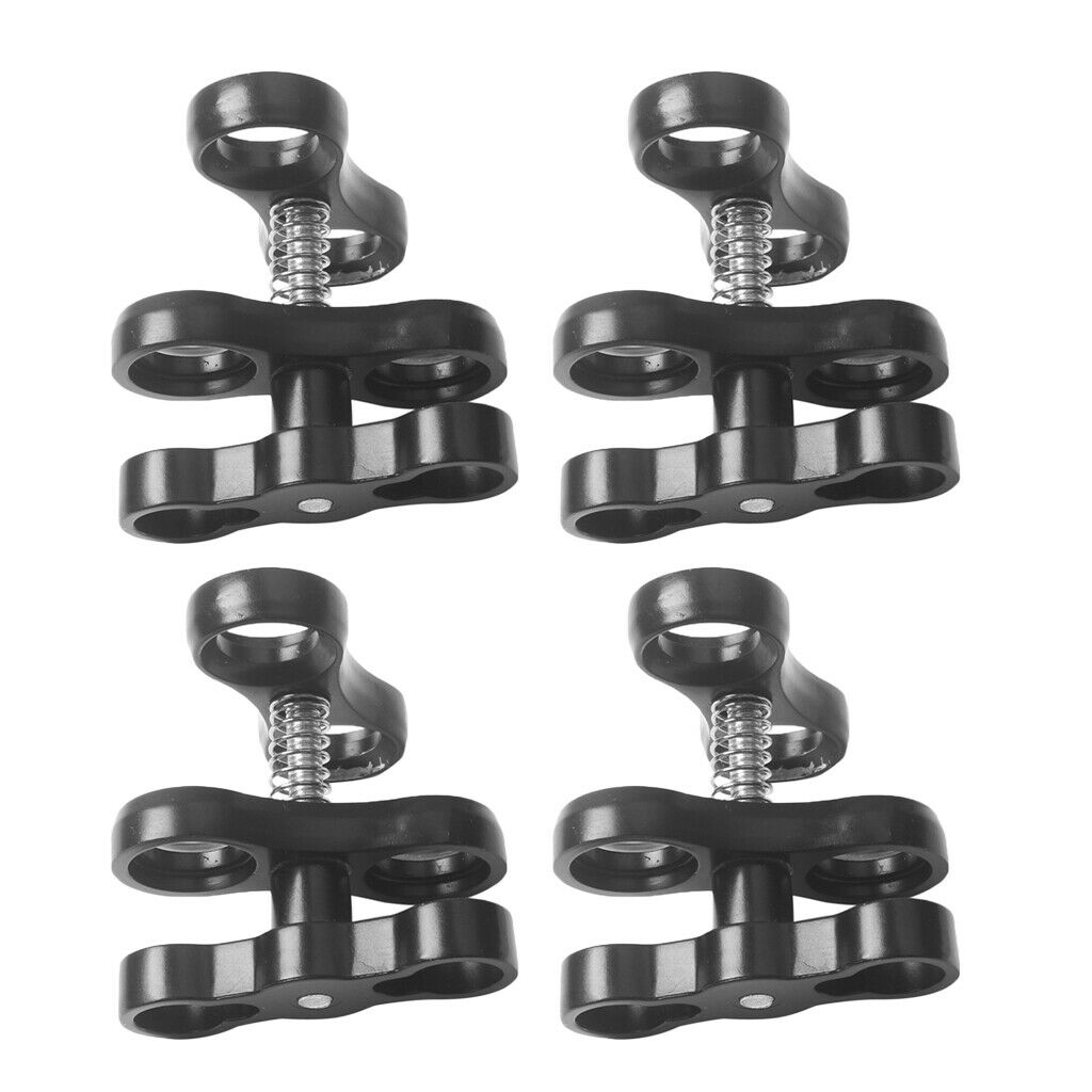 4x Scuba Diving Butterfly Clips Torch Lights Clamps Connector Accessories