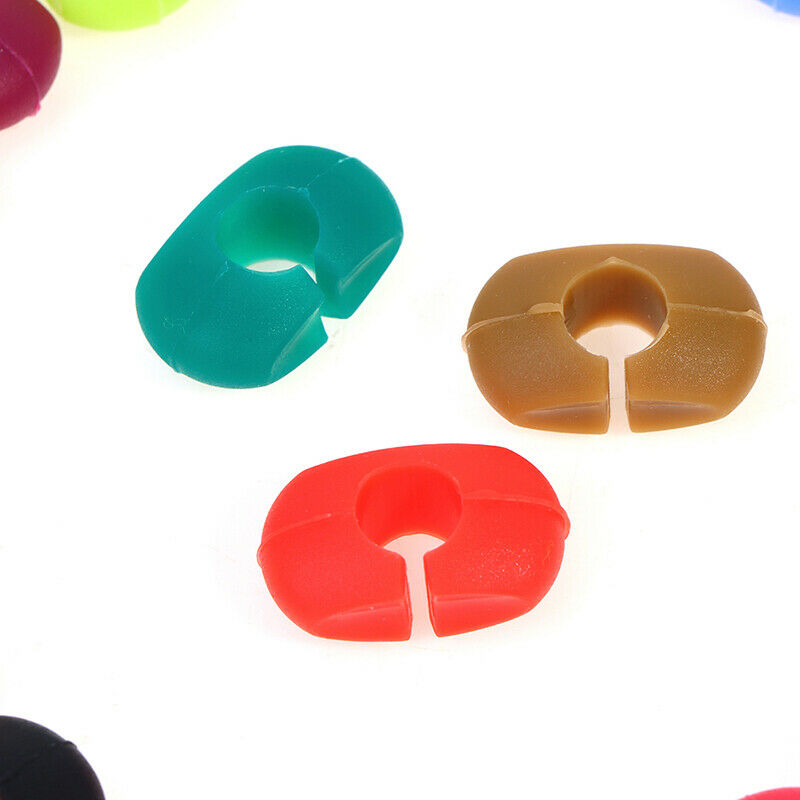 24PCS Wine Glass Identification Ring Silicone Party Glass Identification M L SJ