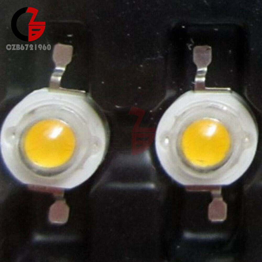 5PCS 3W Led Chip High Power LED Beads Warm White 200LM