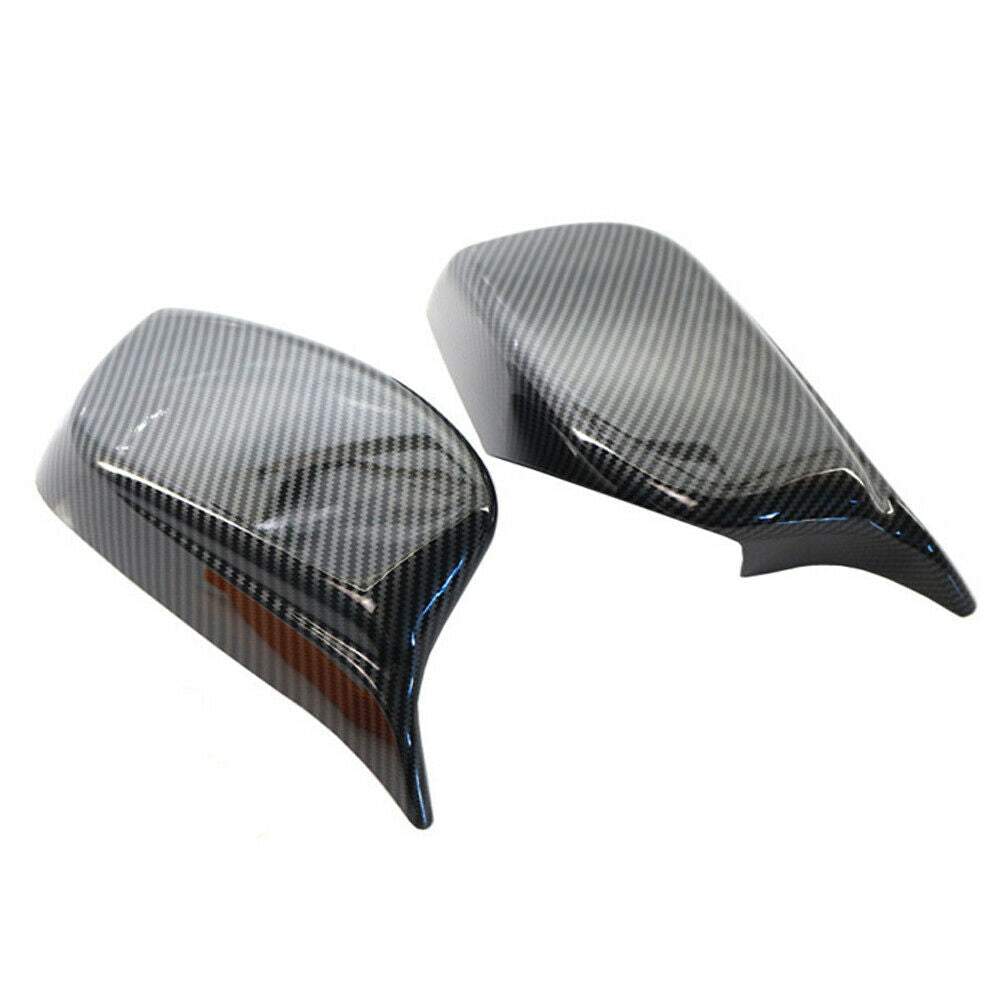 For 2004-2007 BMW 5 Series E60 E61 E63 E64 Side Mirror Cover Carbon Fiber Style