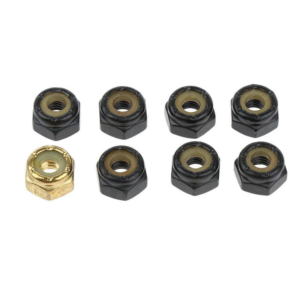 8pcs Replacement Skateboard Truck Hardware Set Screws Bolts Wrench