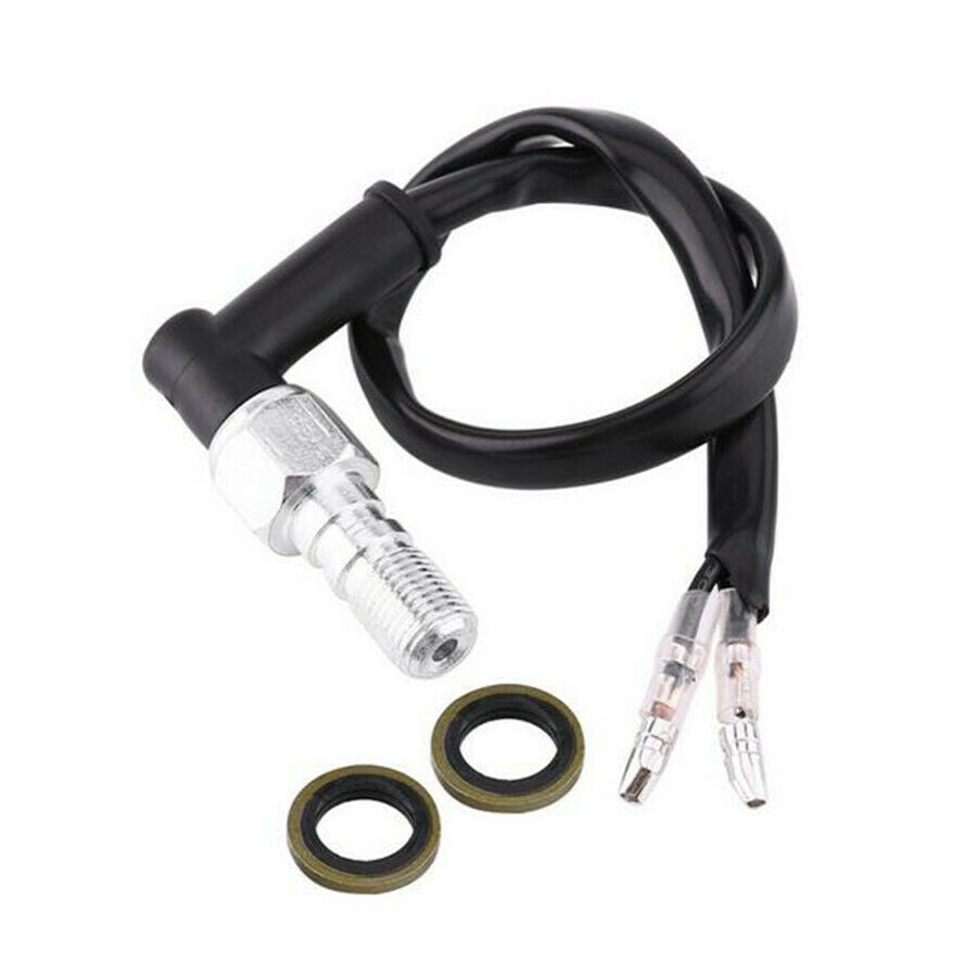 Motorcycle Hydraulic Braking Oil Hose 10mmx1.25mm Banjo Bolt with 2 Spacer Rings
