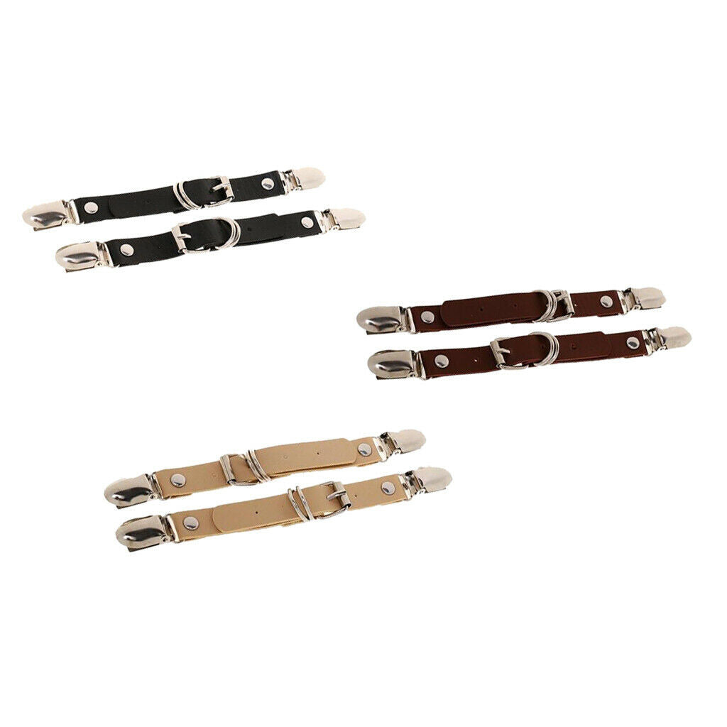 Pack of 3 Pairs Women Ladies Charm Leg Garter Strap Artificial Leather Thigh