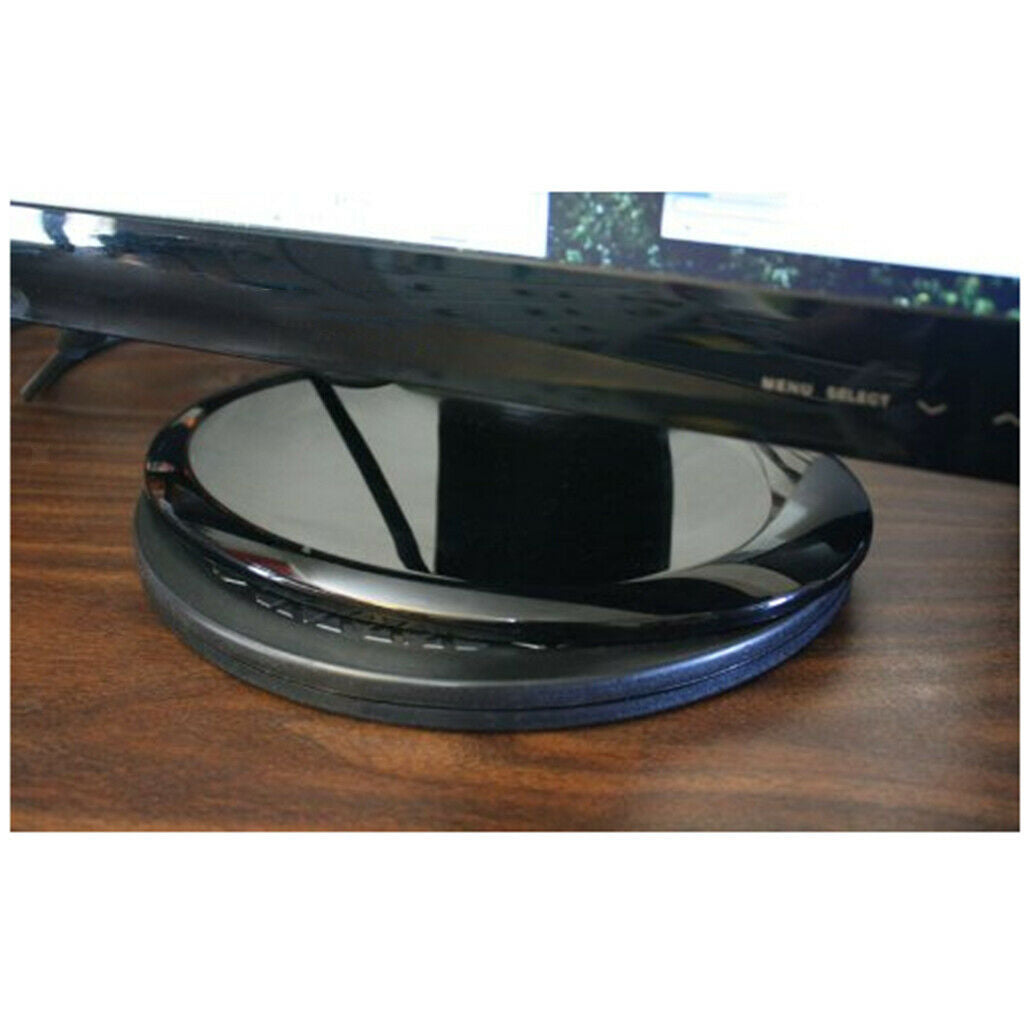 2X 360 DEGREE ROTATING TURN TABLE FOR TV STAND PLATFORM BASE MULTI USE 25CM