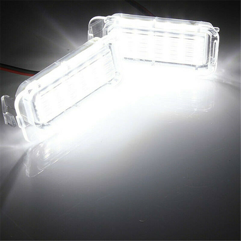 2Pcs 12V LED License Plate Light Number Plate Lamp For Ford/Fiesta/Focus/Kuga