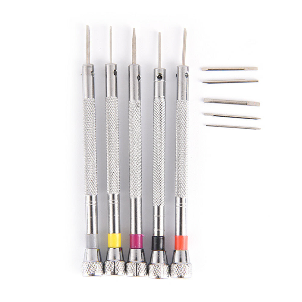 5pcs Steel Watch Screwdriver Watches  Band Link Pins Removal Repair Kit tool  Xz