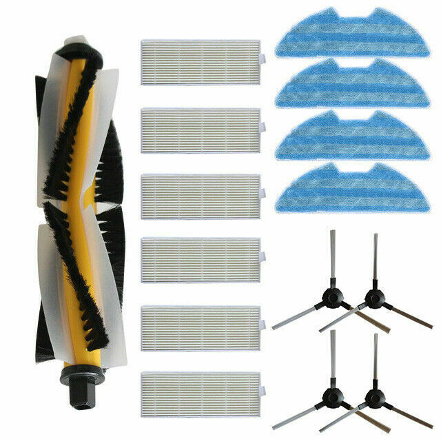Side Brushes Filter Brush Rags For Proscenic 811Gb Sweeper Tools Parts M3R1R1