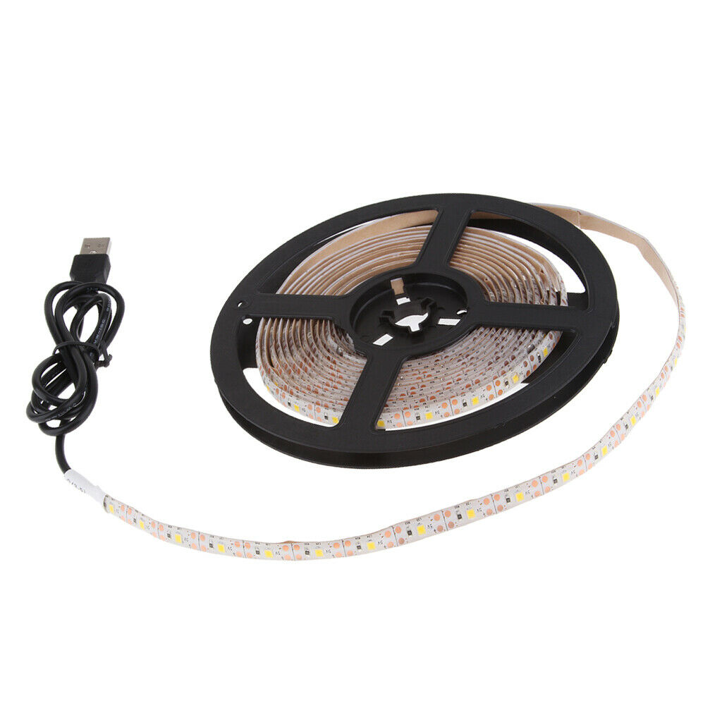 DC 5V USB RGB 60SMD/M Waterproof LED Strip Light TV Back Lighting Kit 4Meter