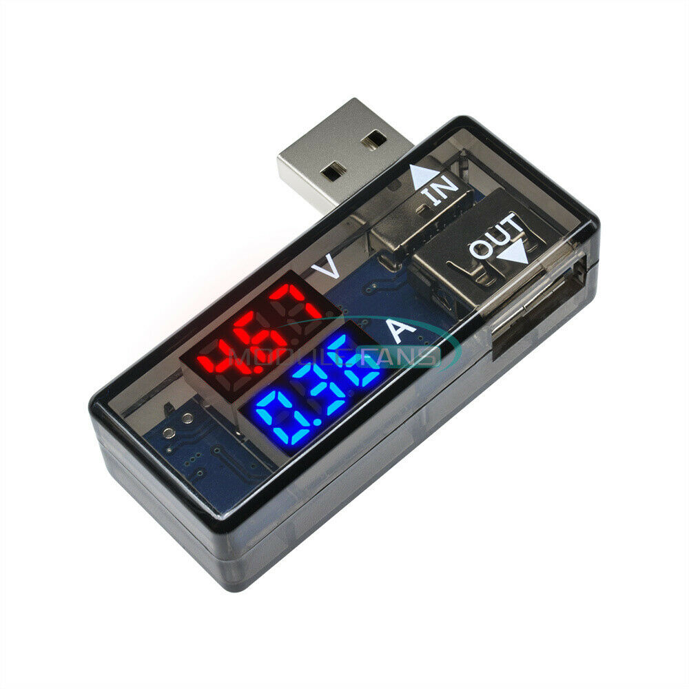 5V LED Display USB Power Battery Current Voltage Voltmeter Ammeter Tester Meter