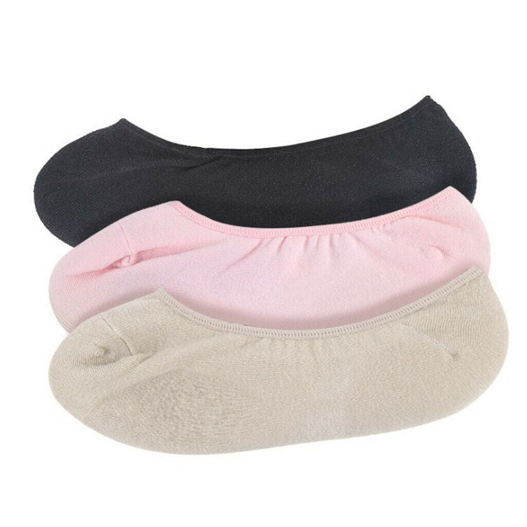2 Pairs Breathable Soft Spa Gel Socks Repair Cracked Dry Foot Men Black+Skin