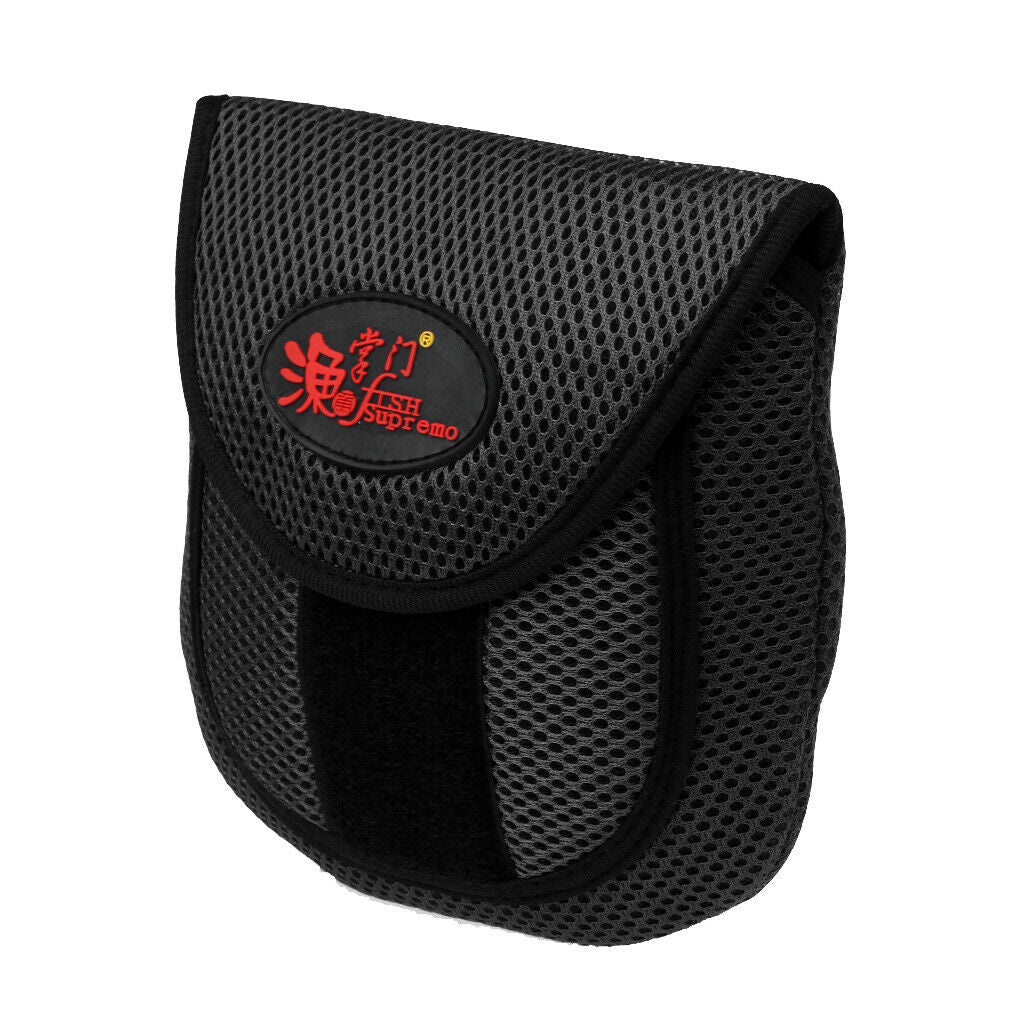 Portable Bait casting Fishing Reel Protective Case Cover Storage Bags Black
