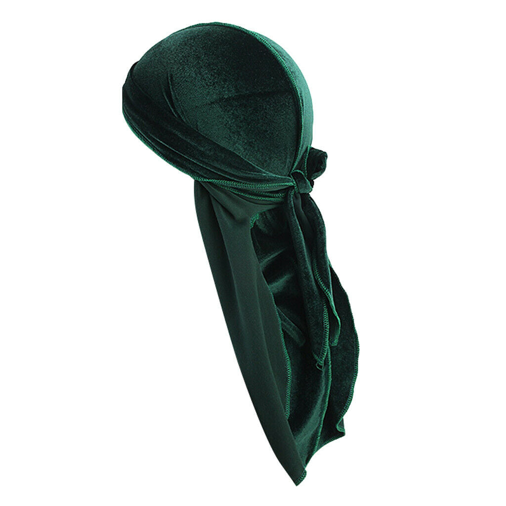 9 Pieces Mens Fashion Velvet Bandana Hat Durag