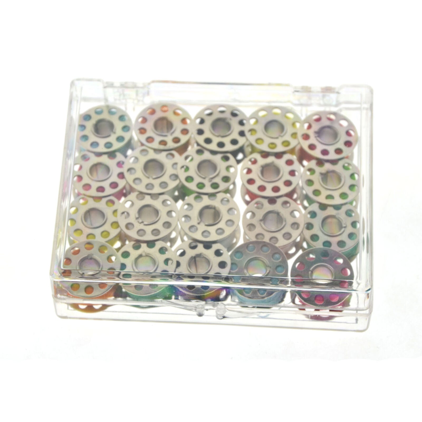 41pcs Sewing Thread Set With Plastic Bobbins Sewing Machine Spools Case