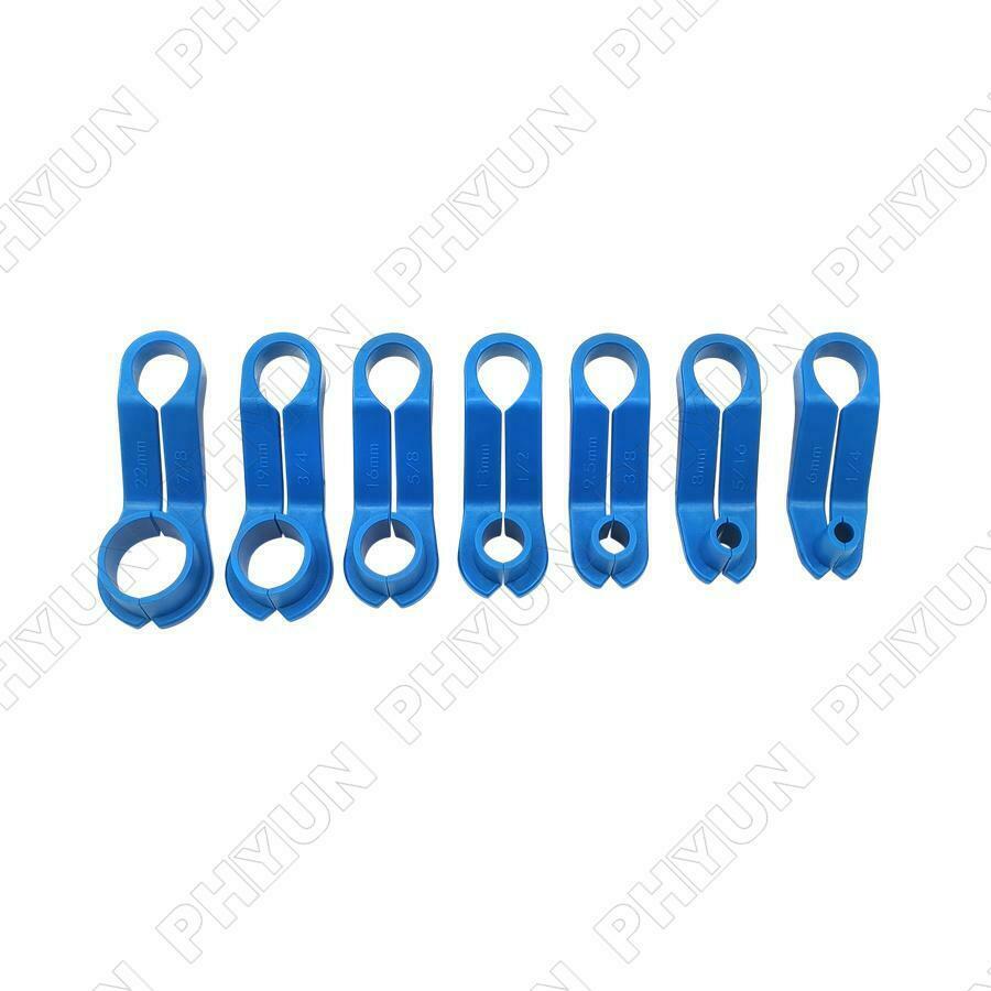 AC/Fuel Line Angled Disconnect Tool Set 7 Sizes For Ford Chrysler AC Lines 39400