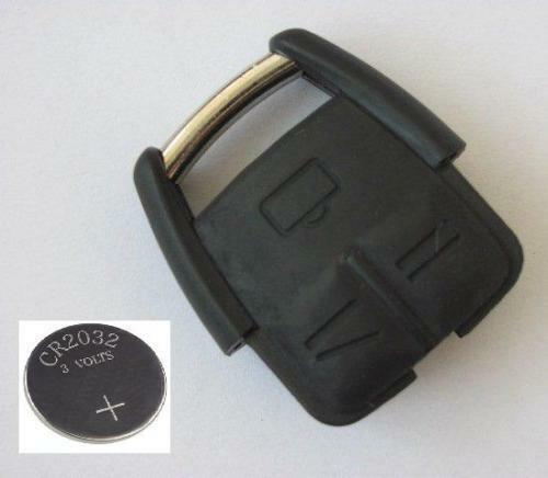 3 BUTTON REMOTE FOB KEY CASE + BATTERY FOR VAUXHALL ASTRA