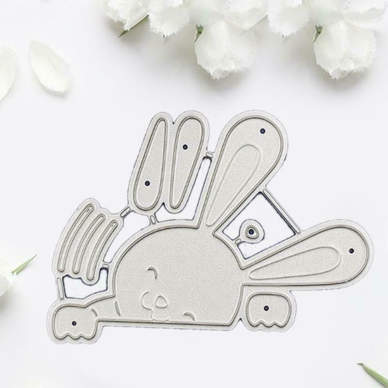 Rabbit Metal Cutting Dies Stencil DIY Scrapbooking Album Paper Template