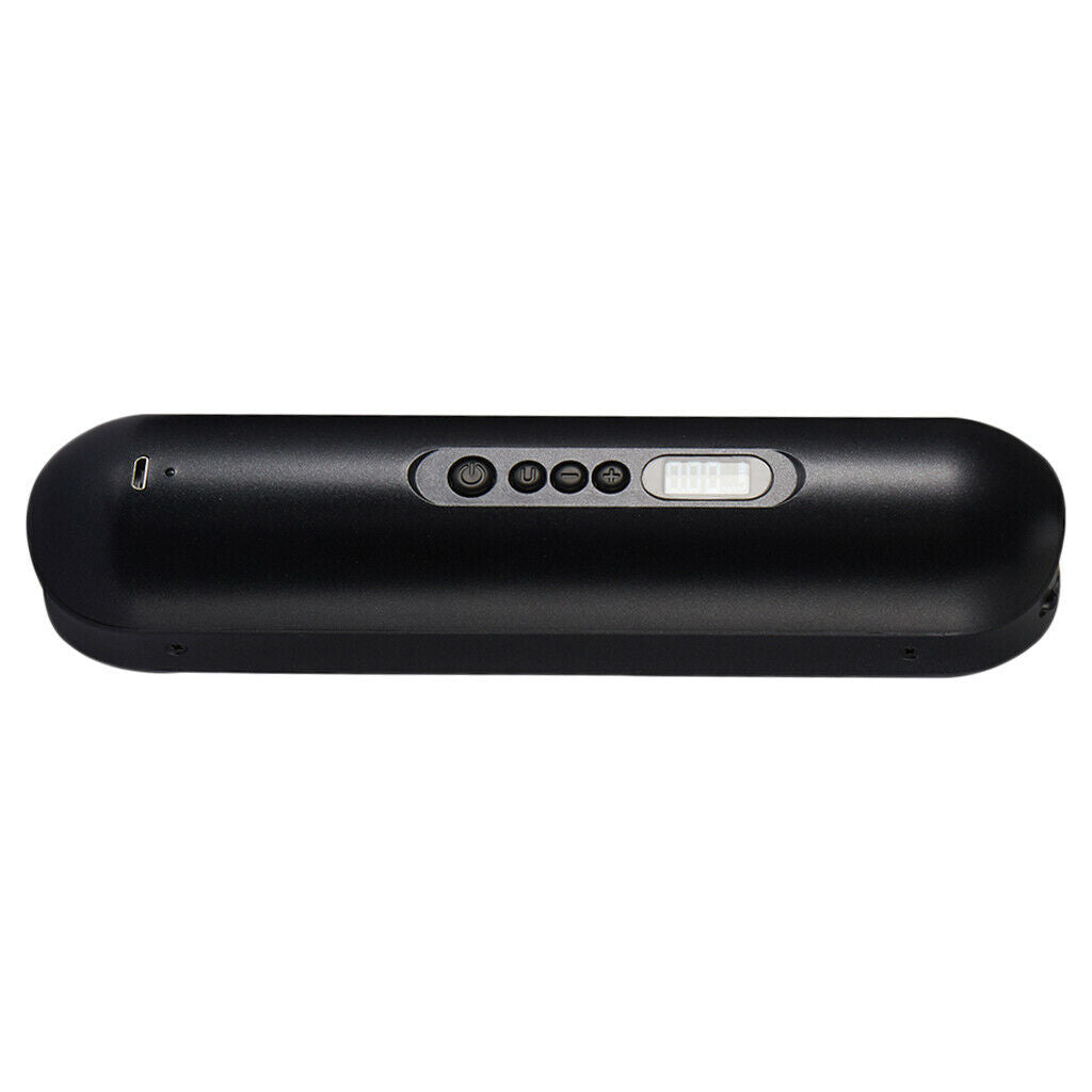 Portable Air Compressor Tire Inflator Pump for Bicycle Tire Ball Black