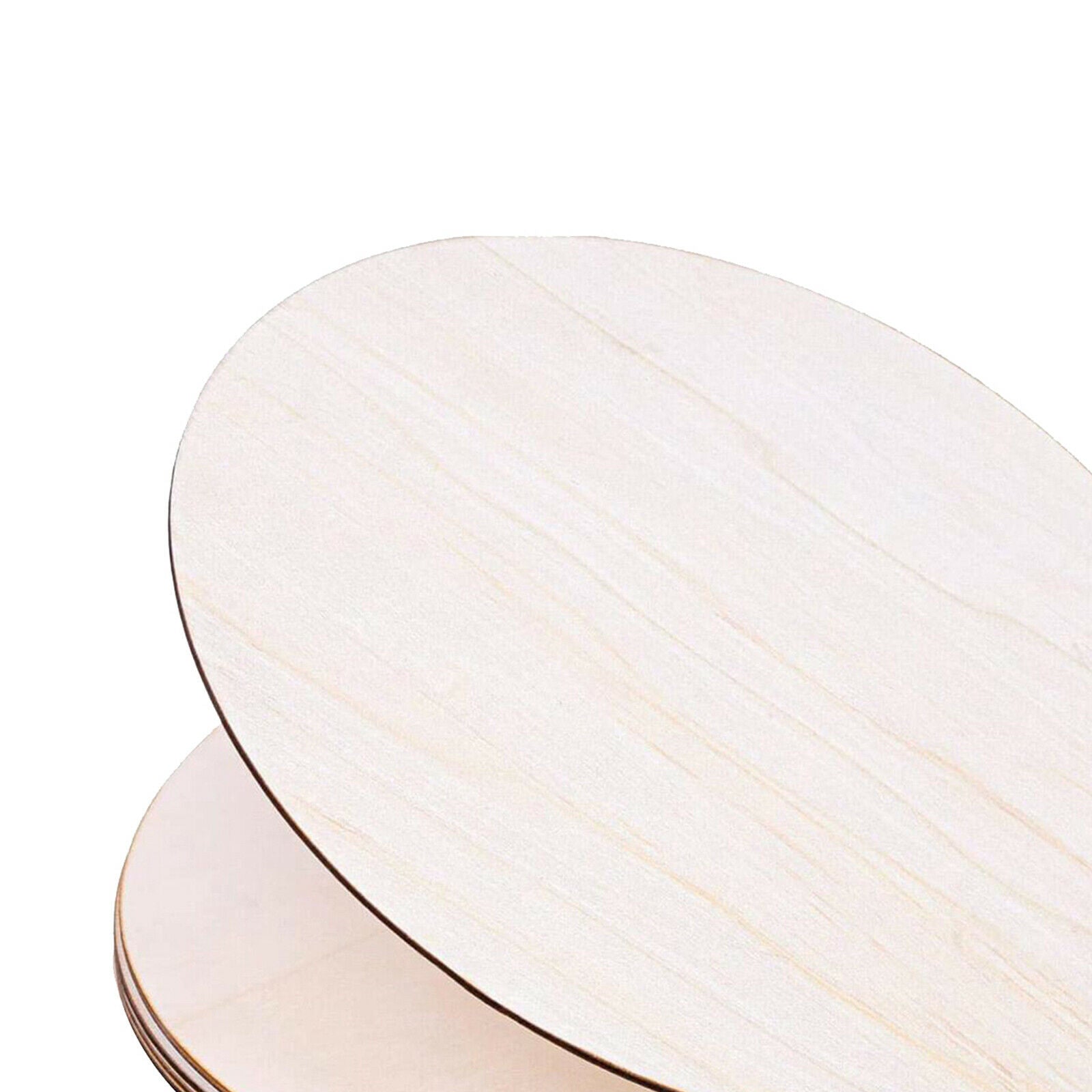 Pre-drilled Unfinished Round Wood Slices for Painting DIY Crafts Wedding