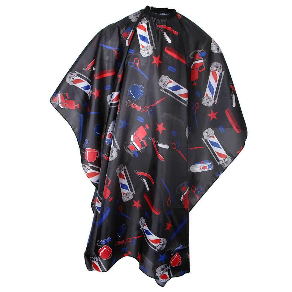 2Pcs Professional Haircut Cape Barber Gown Hairdresser Dyeing Apron Cloth