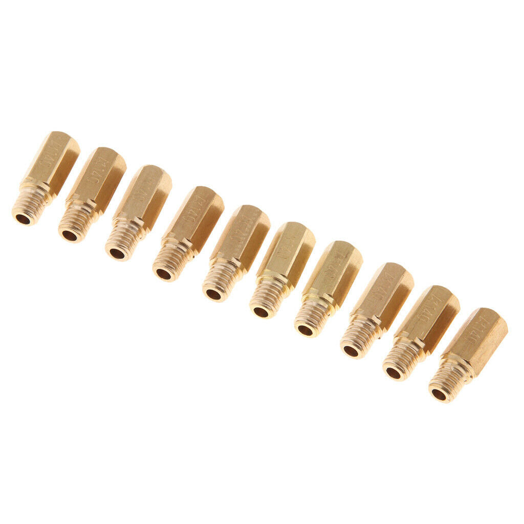 10Pcs Carburetor Carb Hex Main Jets 140 for PWK   FCR KOSO KOK