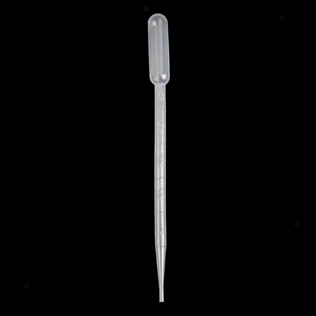 50pcs 5ml Transfer Graduated Pipettes Graduated 1ml Plastic Dropper
