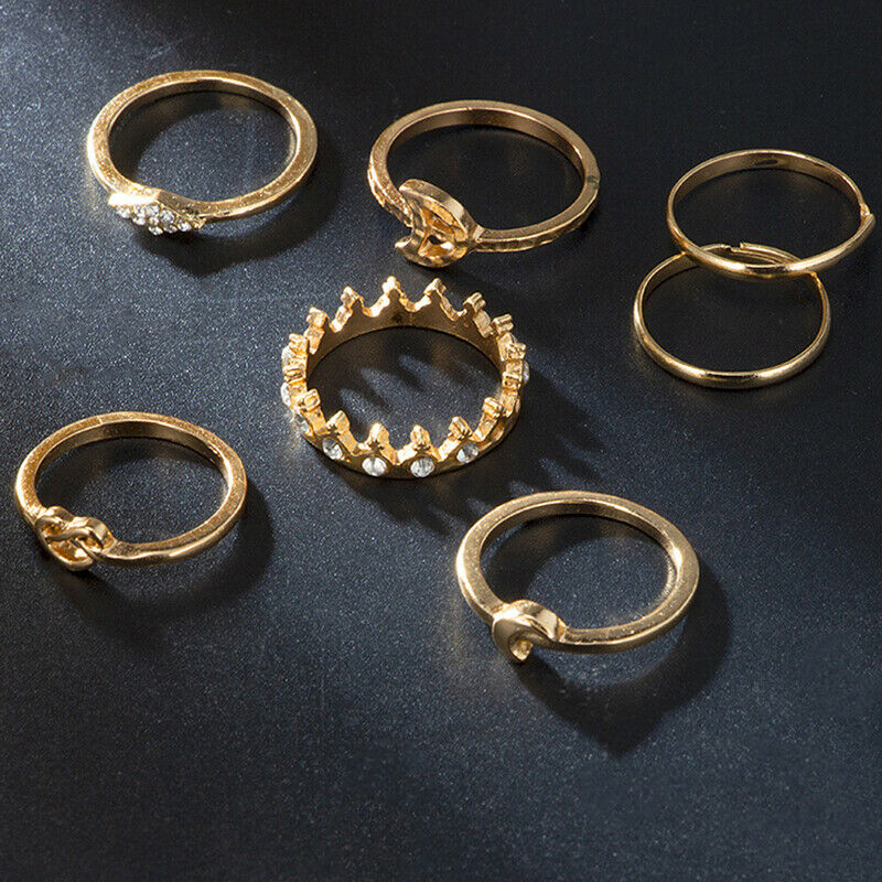13pcs/set Women Stack Rings Above Knuckle Rings Rtro Simple Design jewelr.l8