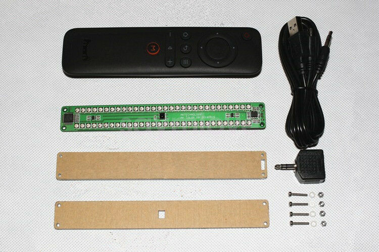 New Dual 30-bit Full Color LED Audio Level Indicator Panel VU Meter For Amplifer