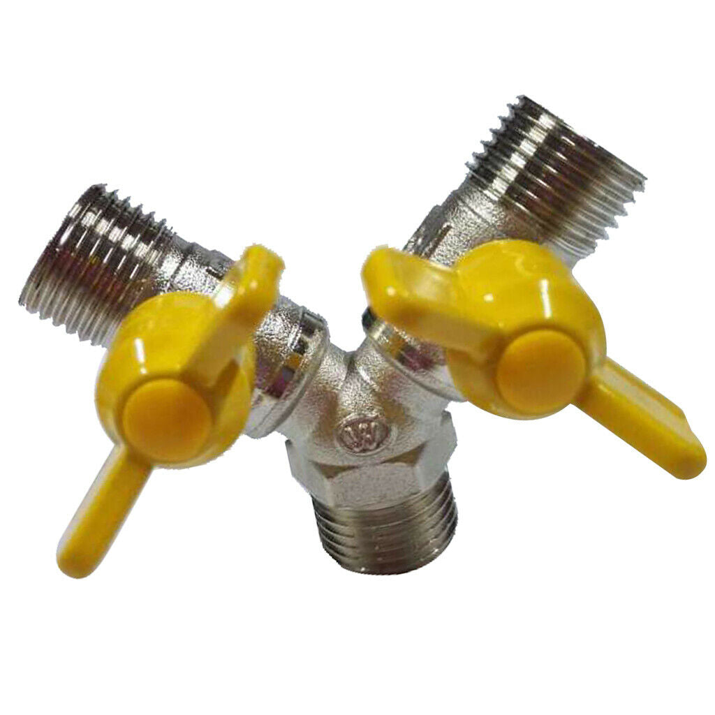 Gas Air line Water Pipe Gas LPG Tube Plumb Hose Adapter Y Splitter Connector