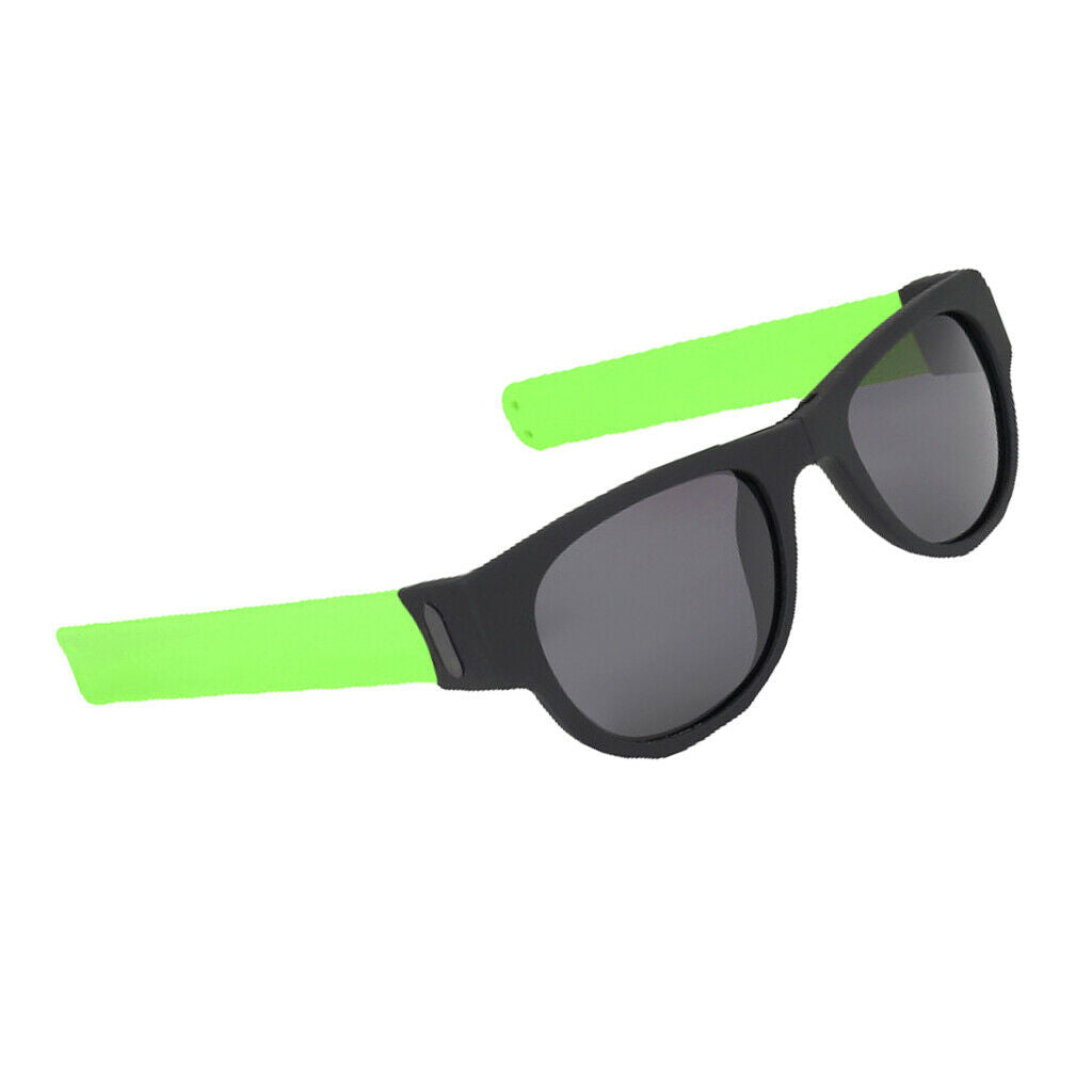 2x Fashion Folding Sunglasses UV-Protect Sun Glasses Adults Bracelet Trendy