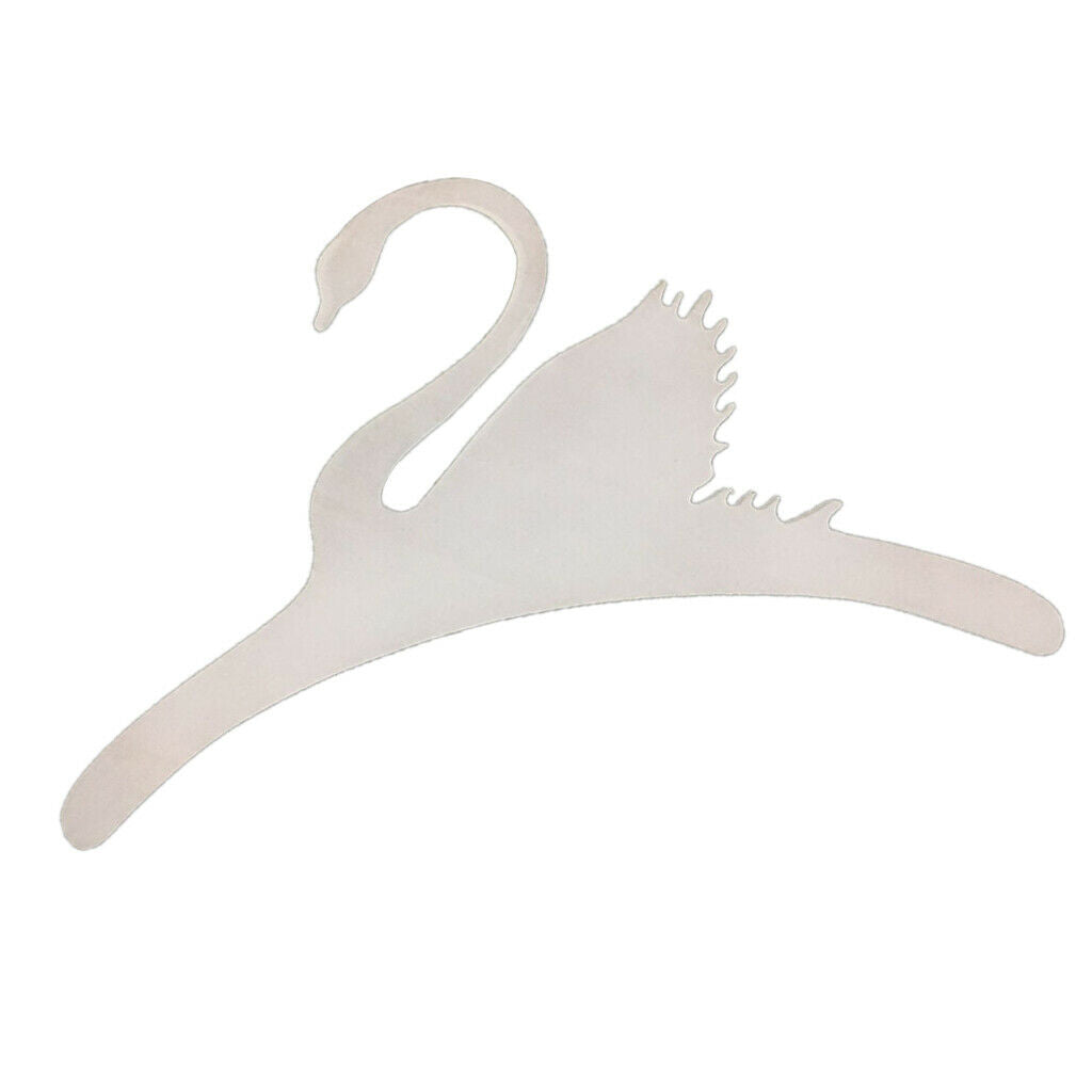 Sweet Swan Wooden Coat Clothes Hanger Baby Kids Room Nursery Decor White