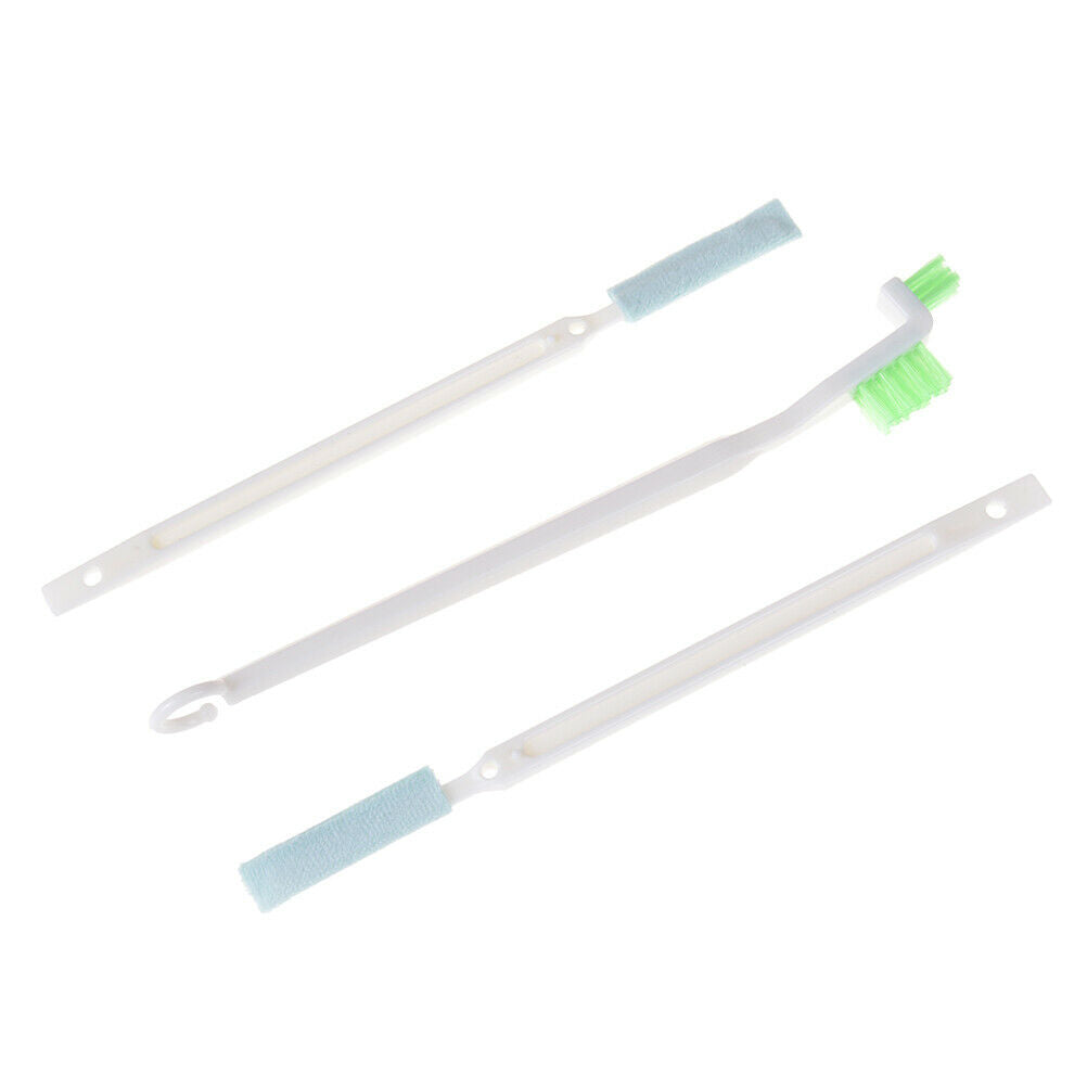 3pcs/set bottle decontamination wash cup brush set sink slot clean small .l8