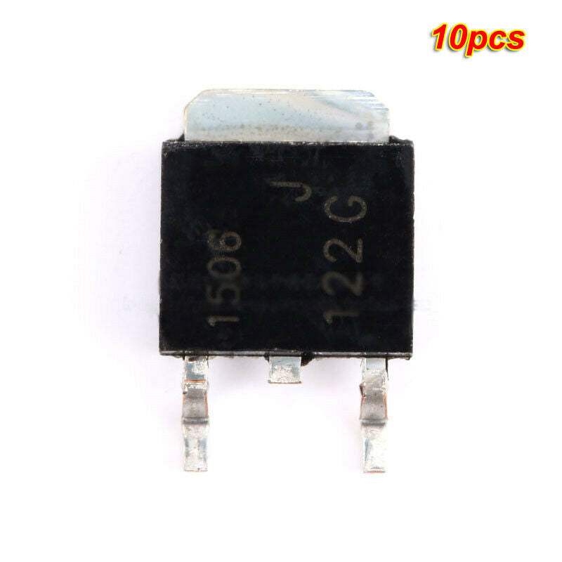 10pcs SMD MJD122G Darlington Transistor 8A 100V Bipolar Power NPN TO-252