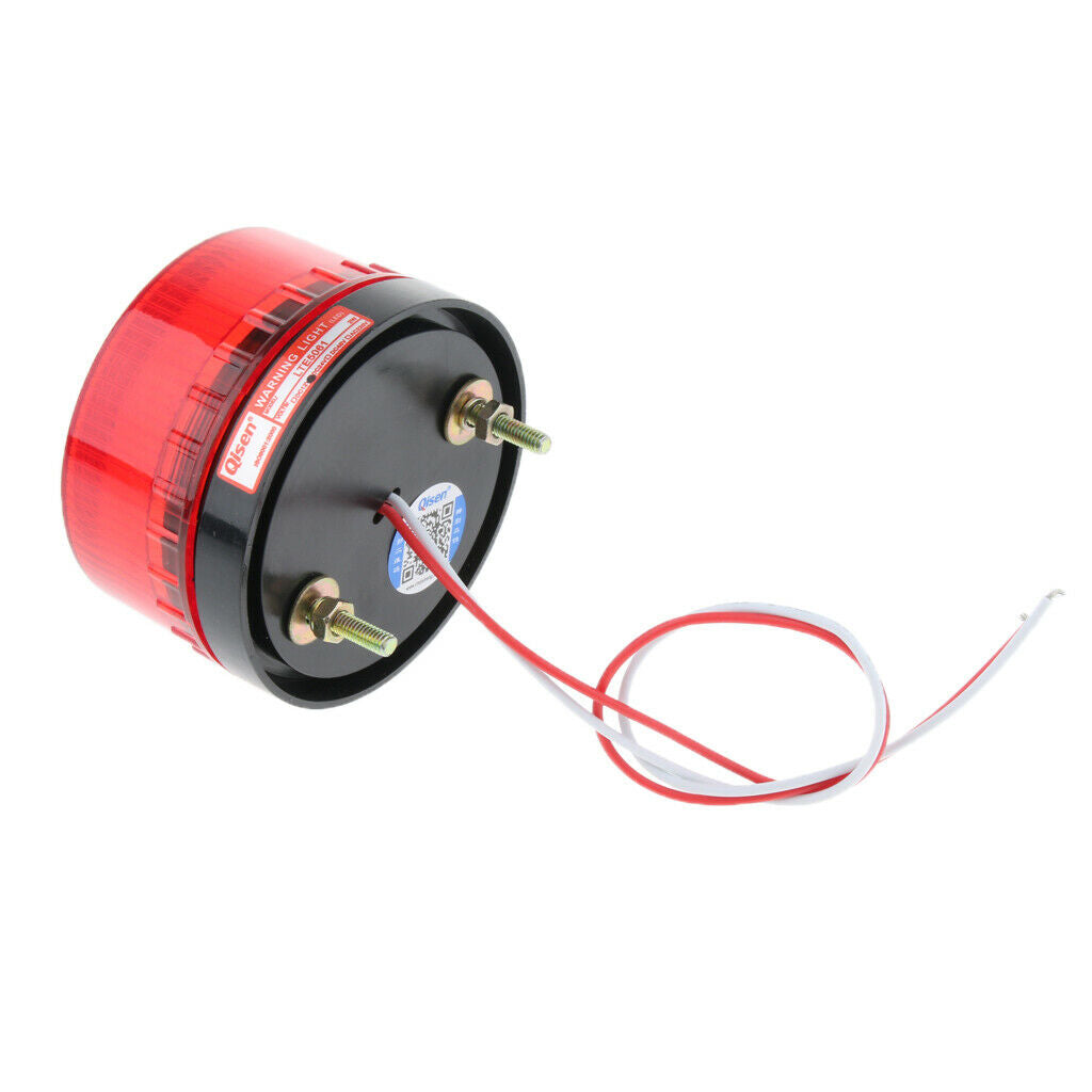 24V Always-On Warning Beacon Lights, Red, industry level long working life
