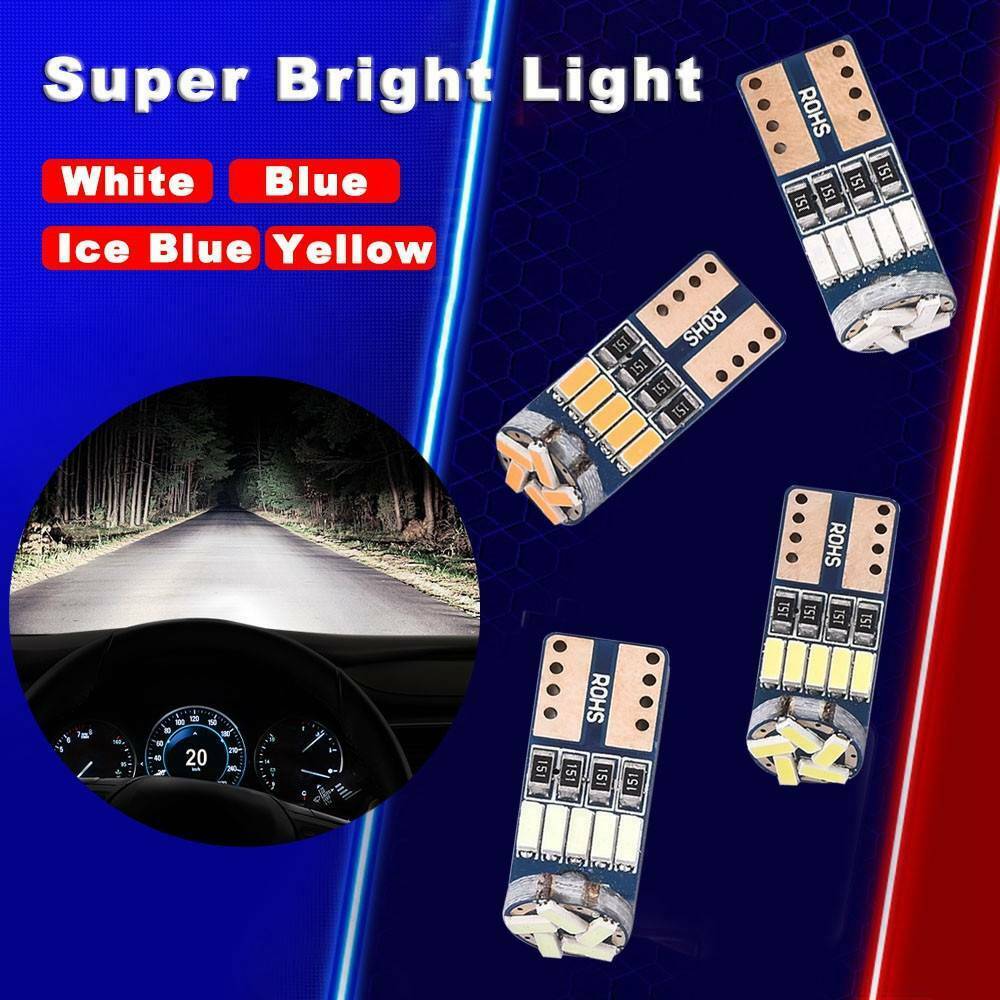 10* T10 LED Canbus Error Free Bulb 15SMD 194 W5W Car Wedge Lamp Dome-Map Light b