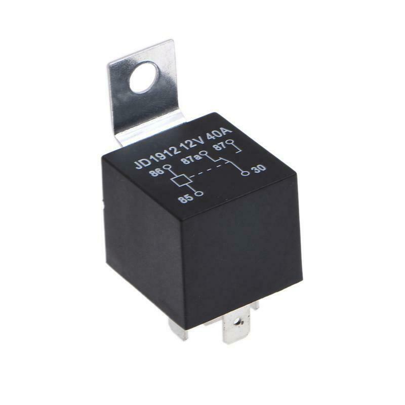 Waterproof Car Relay DC 12V 40A 4Pin Automotive Fuse Relay Normally Open