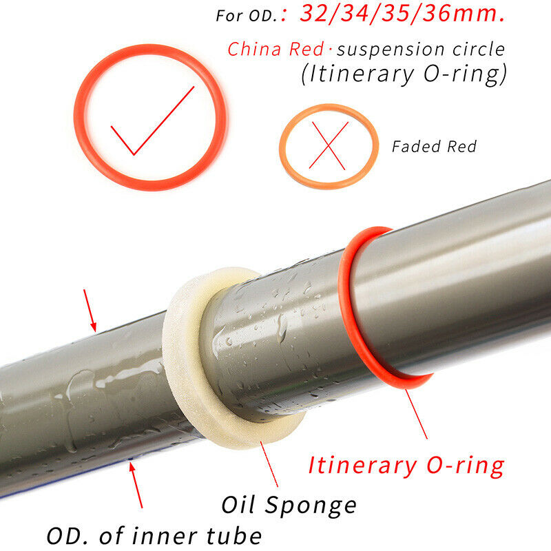 Front Fork 32/34/35mm Suspension Circle Outer Tube Mountain Bike Parts