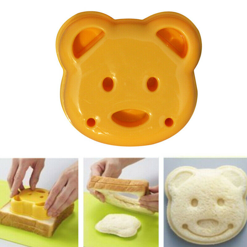 Little Bear Shape Sandwich Mold Bread Biscuits Embossed Device Cake Mold .l8