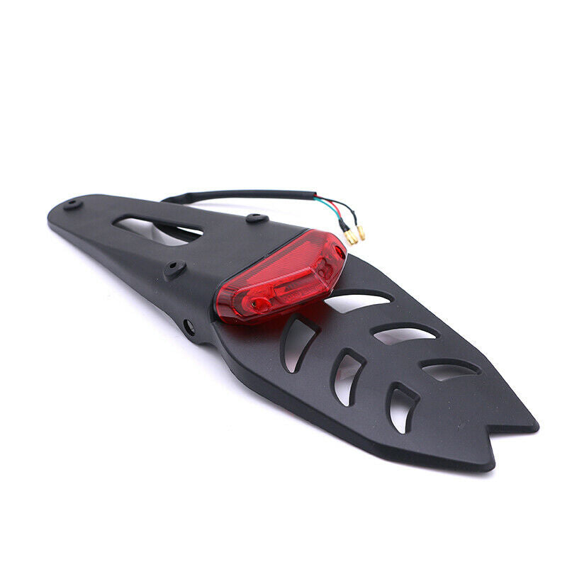 Off-road Dirt Bike Running Universal Red LED Rear Fender Brake Tail Light Lamp